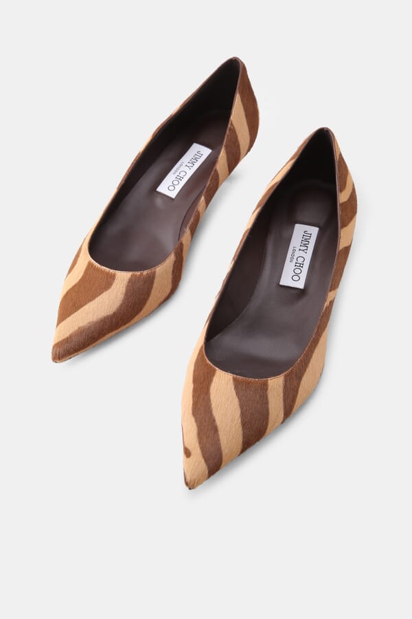 Jimmy Choo Шкіряні туфлі AMELIA Zebra 00624041_05 №4