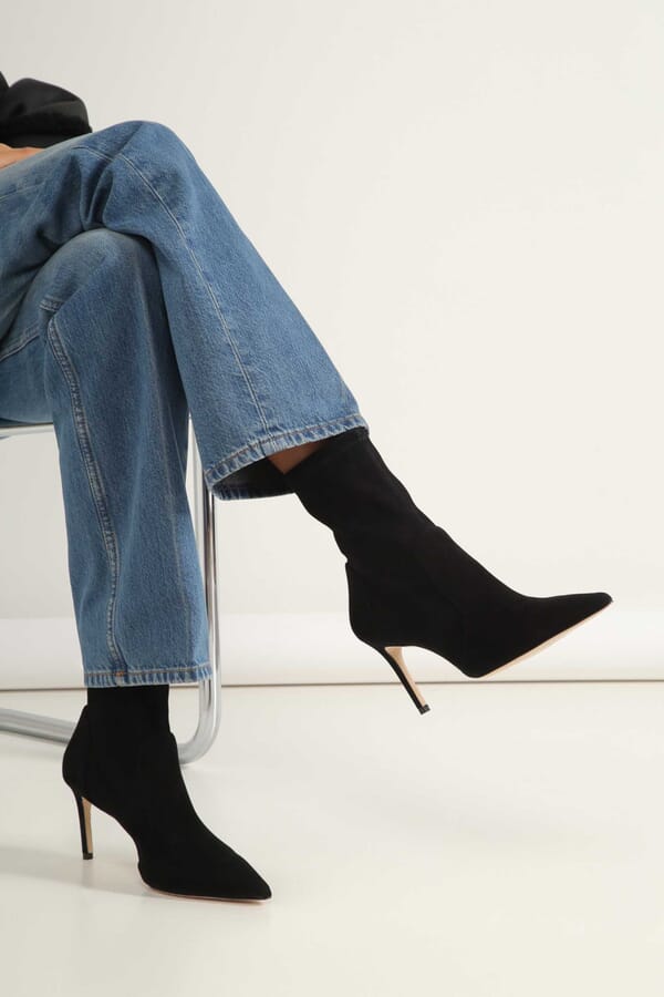 Stuart Weitzman Замшевые ботильйоны 00459336_01 №2