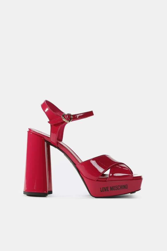Moschino Couture Шкіряні босоніжки 00469467_14 №1