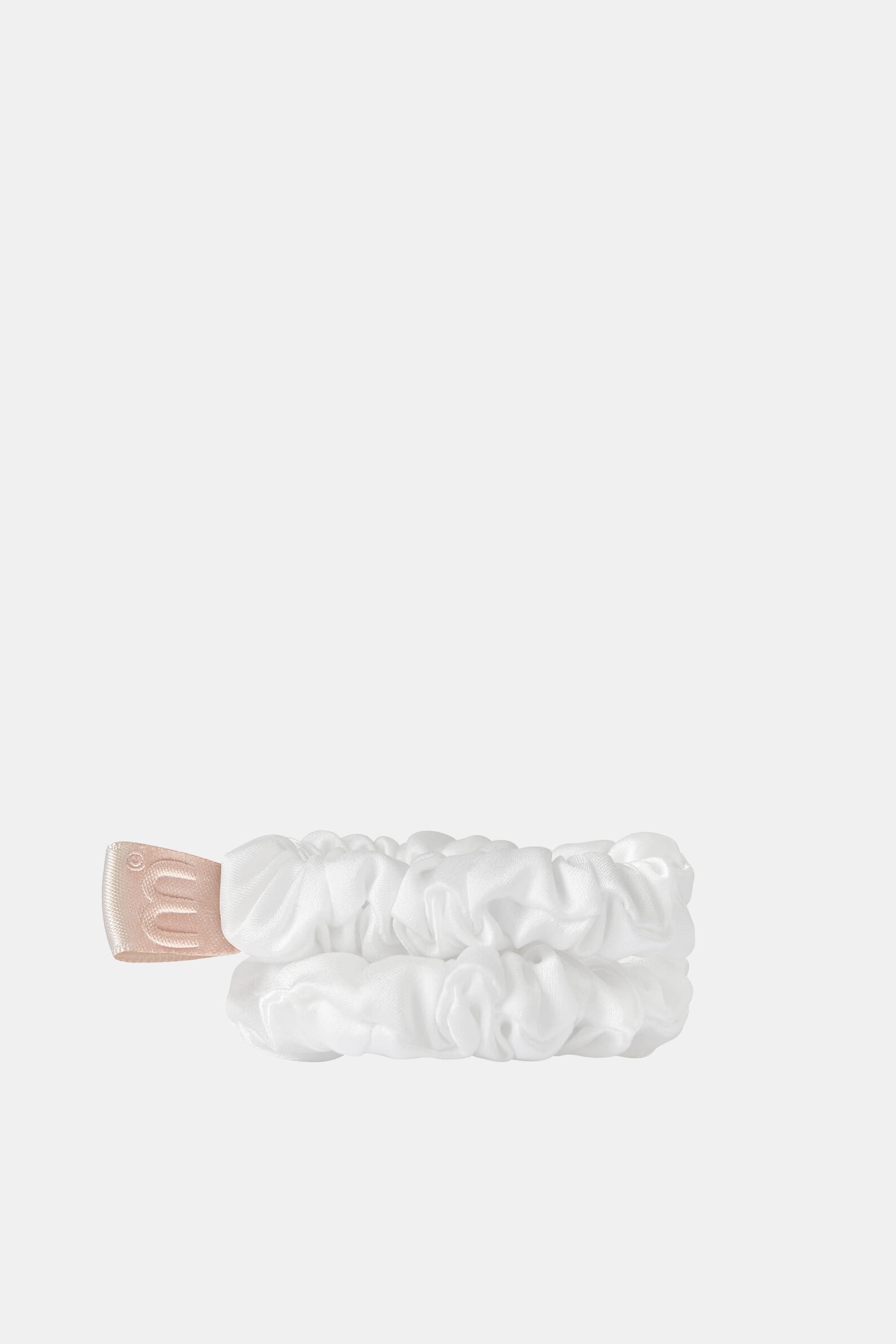 Набір із 2 міні-резинок для волосся SILK SLIM SCRUNCHIE