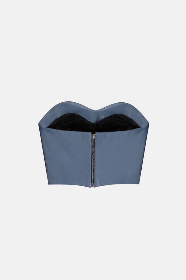 Pritch London Шкіряний топ-корсет 00396620_04 №2