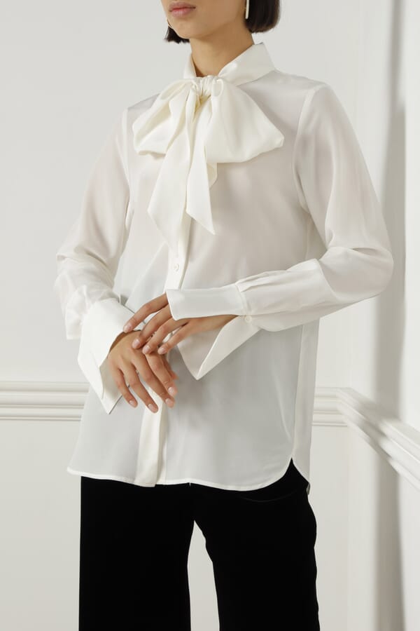 Nina Ricci Блуза з шовку 00507523_18 №2