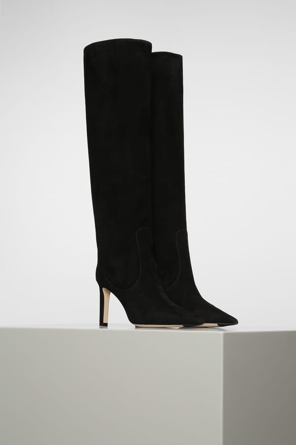 Jimmy Choo Замшеві чоботи MAVIS 85 SUE-Black-AW21-22 №3