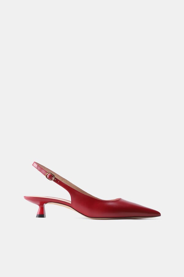 Stuart Weitzman Шкіряні туфлі-слінгбеки 00599274_16  №1