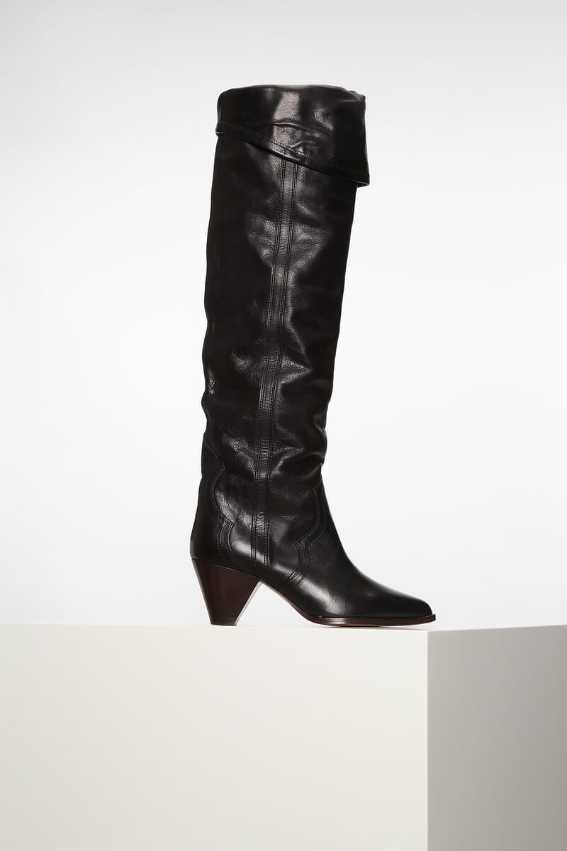 Isabel Marant-Шкіряні ботфорти-00309639_01