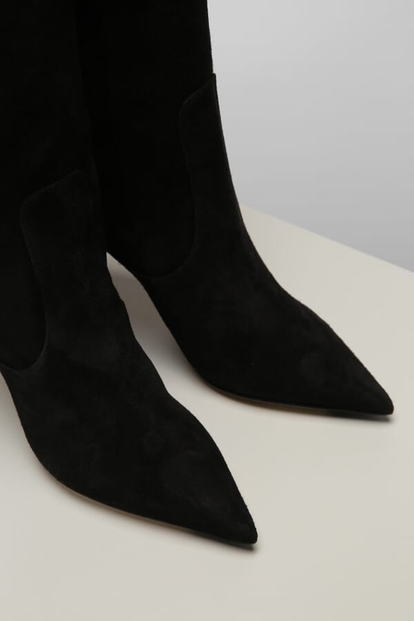 Jimmy Choo Замшеві чоботи MAVIS 85 SUE-Black-AW21-22 №2