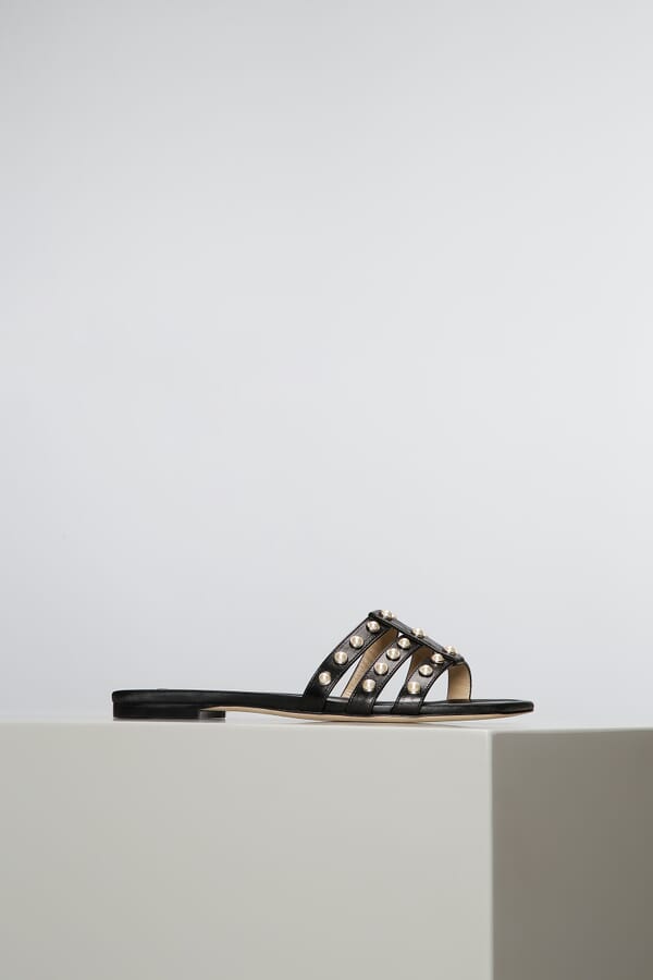 Jimmy Choo Шкіряні шльопанці 00427771_01  №1