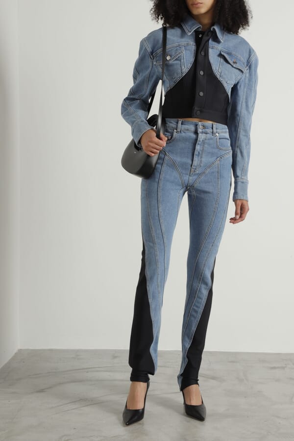 MUGLER Джинсова куртка-жакет 00495190_03 №4