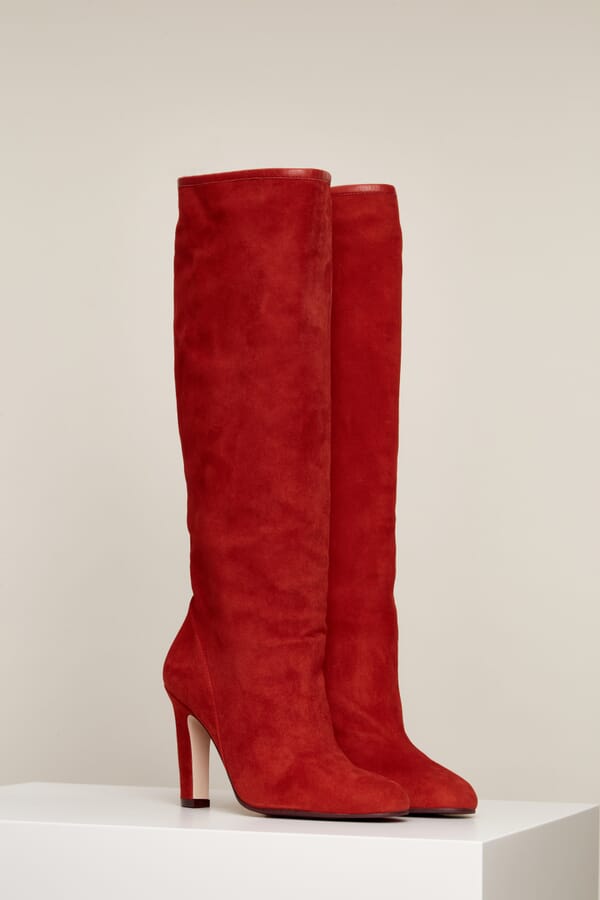 Stuart Weitzman Замшеві чоботи 00182936_16 №4