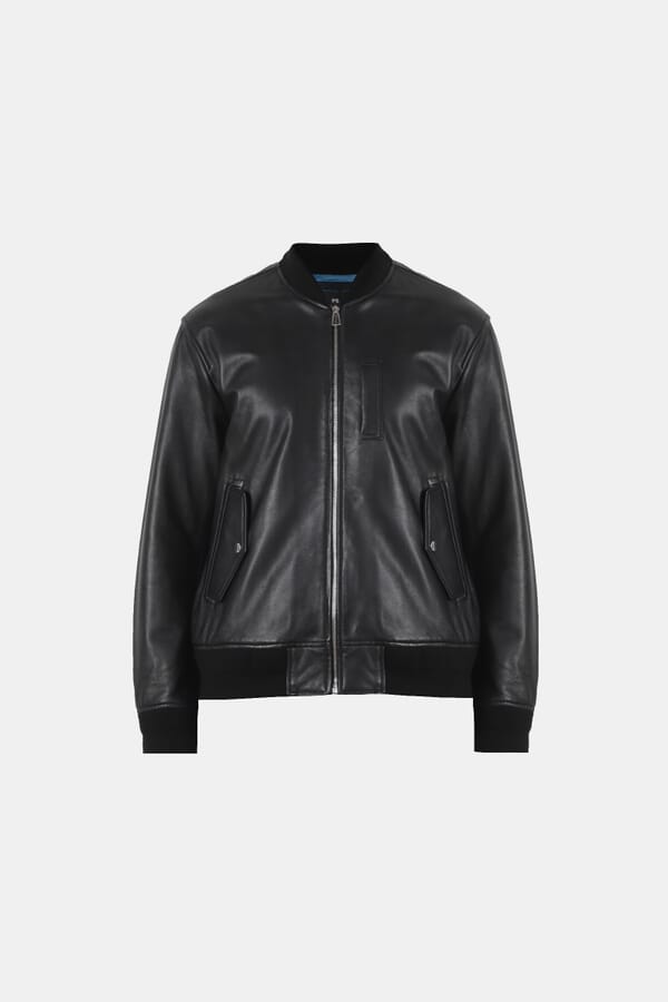 Paul Smith Шкіряний бомбер 00476085_01  №1