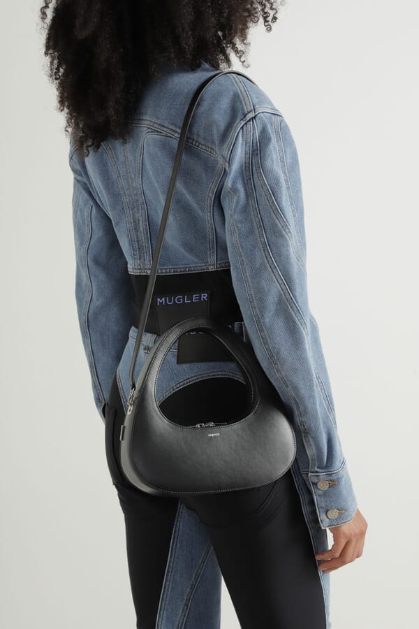 Coperni Шкіряна cумка Swipe Hobo Bag 00495213_01  №2