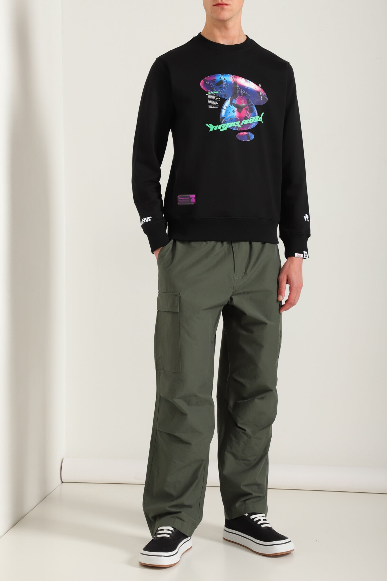 Свитшот AAPE by A Bathing Ape 00536500_01 — Скидки в ЦУМ Outlet