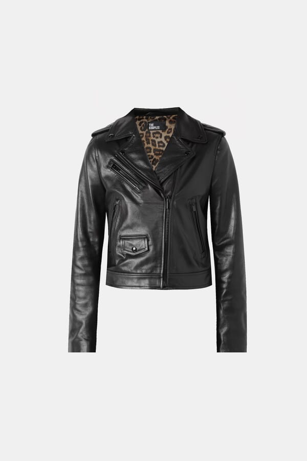 THE KOOPLES Кожаная куртка-косуха 00460489_01  №1