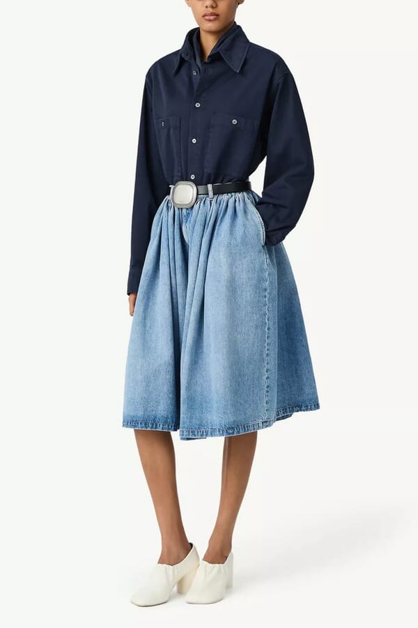MM6 Maison Margiela Шорти з деніму 00684542_04 №3