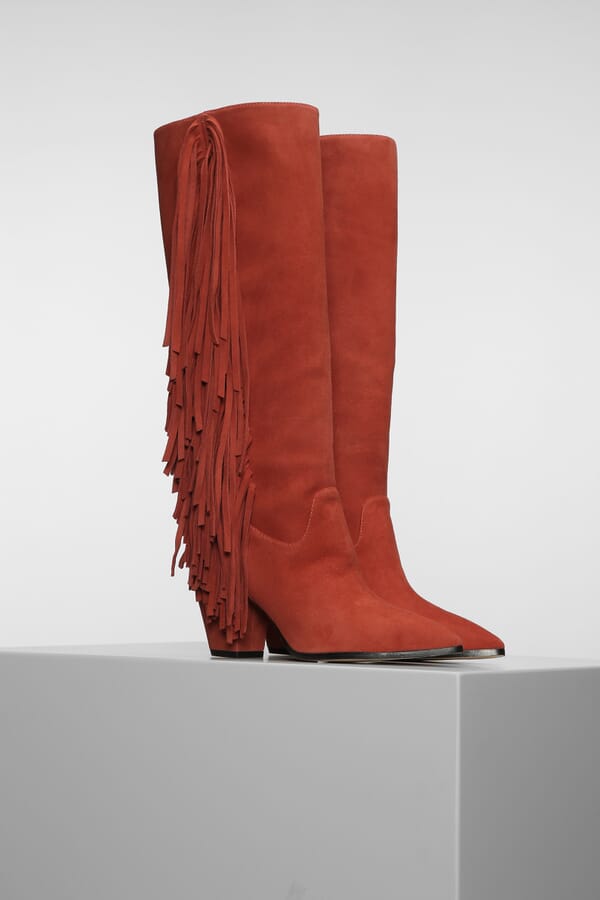 Stuart Weitzman Замшеві чоботи 00399131_05  №3