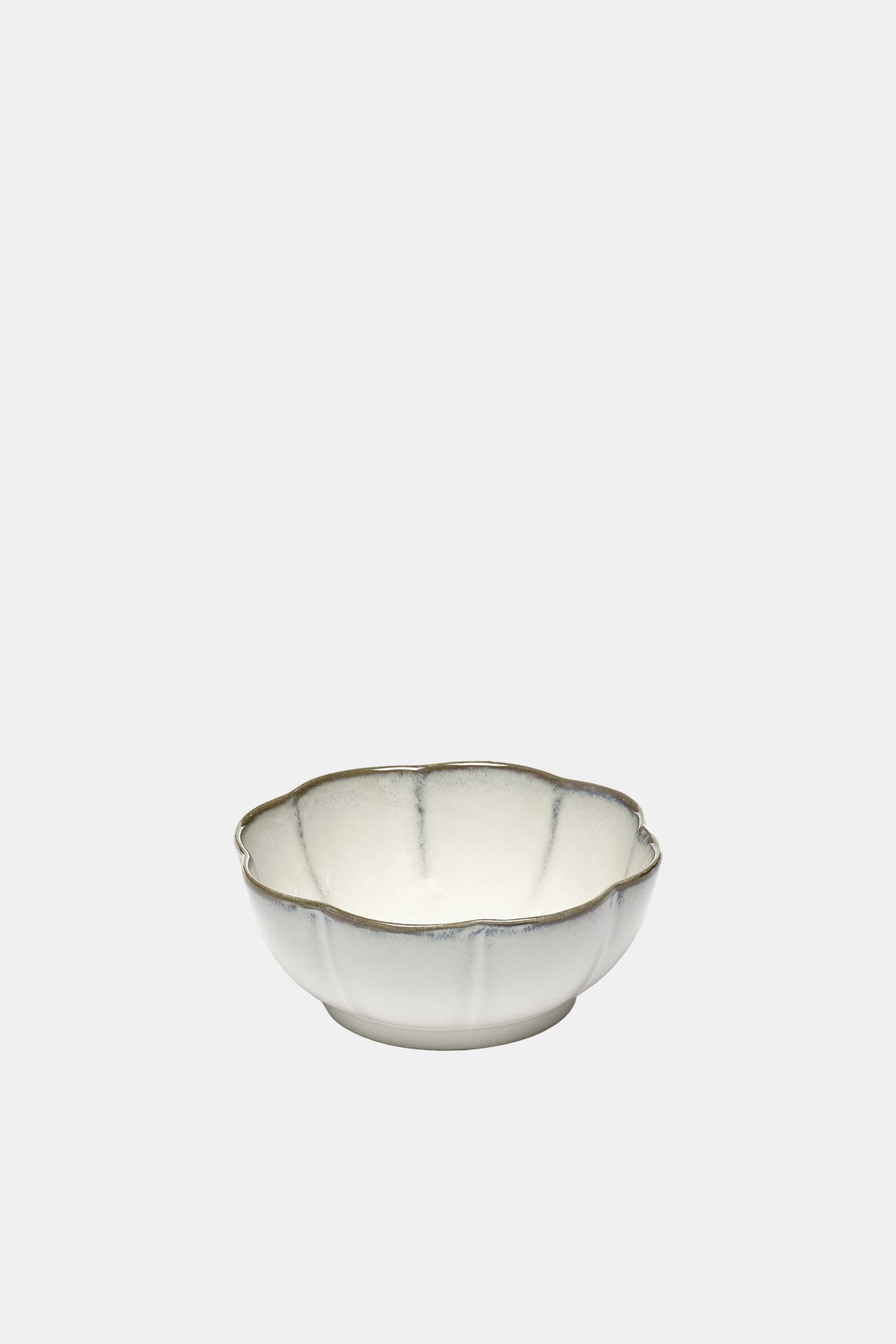 Піала BOWL RIBBED XL WHITE INKU