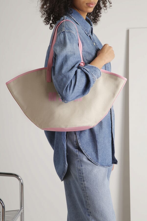 MSGM Сумка Large canvas tote 00519309_14  №2