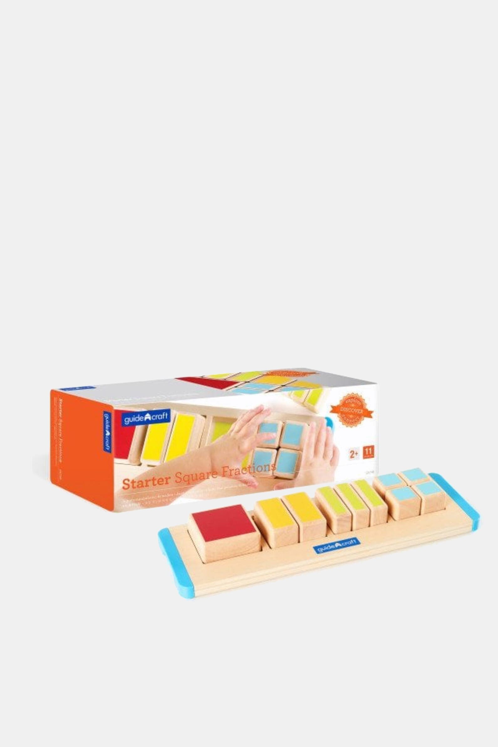 Пазл Guidecraft Manipulatives "Дробные части квадрата"