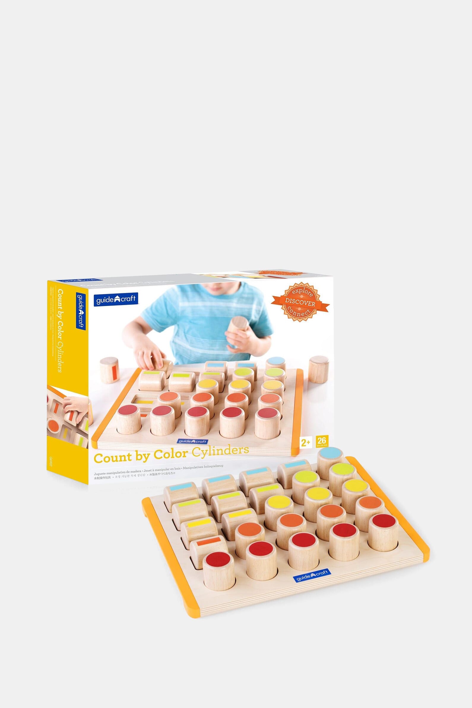Набор для обучения Guidecraft Manipulatives "Счетные цилиндры"