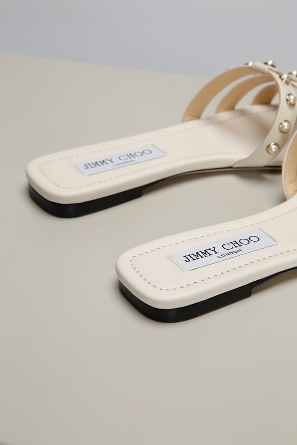 Jimmy Choo Шкіряні шльопанці 00427771_18 №2