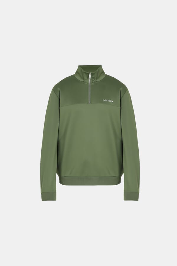 Les Deux Світшот Ballier Half-Zip Track Sweatshirt 00473139_07 №1