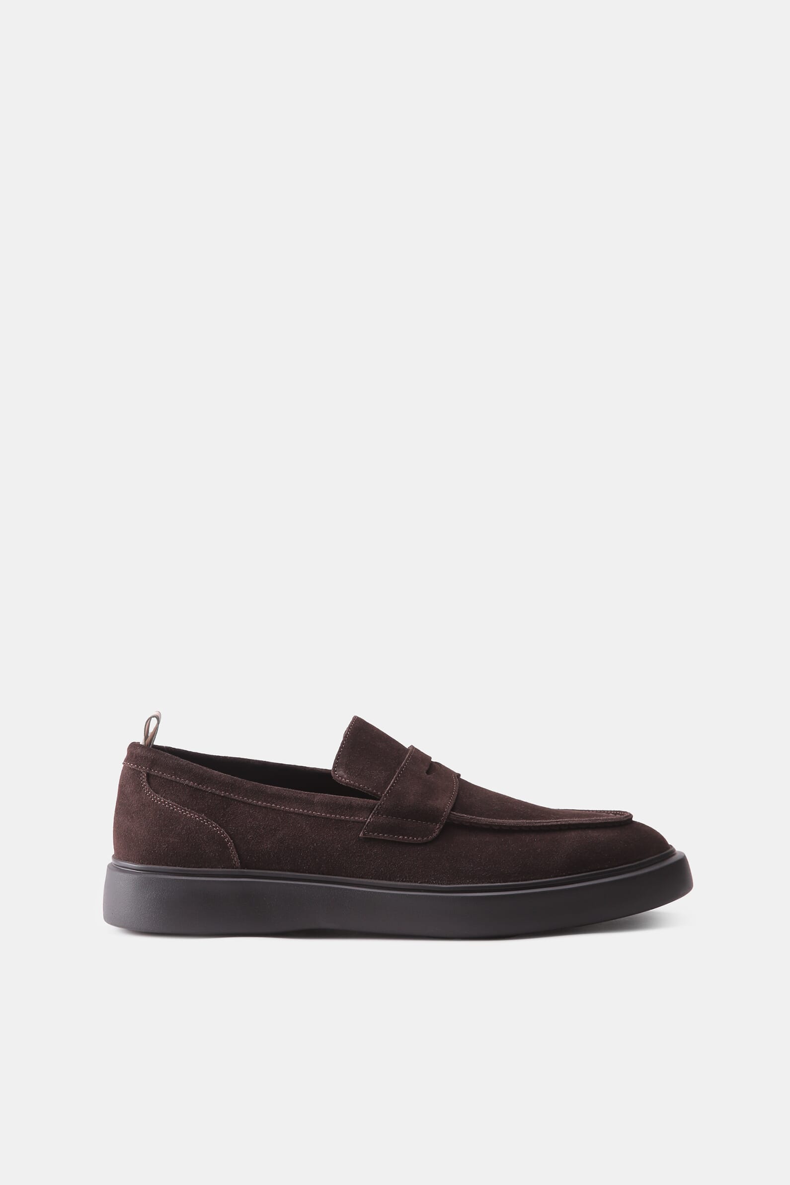 Замшевые лоферы