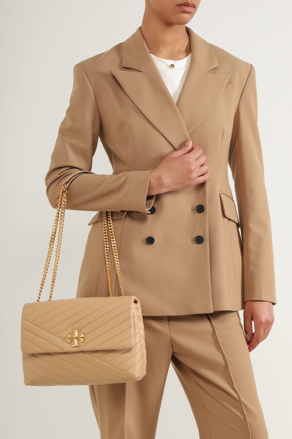 Tory Burch Кожаная сумка Kira Chevron 00515176_12  №2