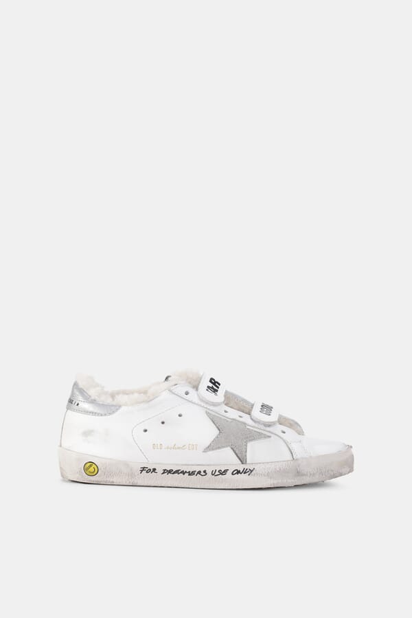Golden Goose Кожаные кеды с мехом 00454424_18  №1