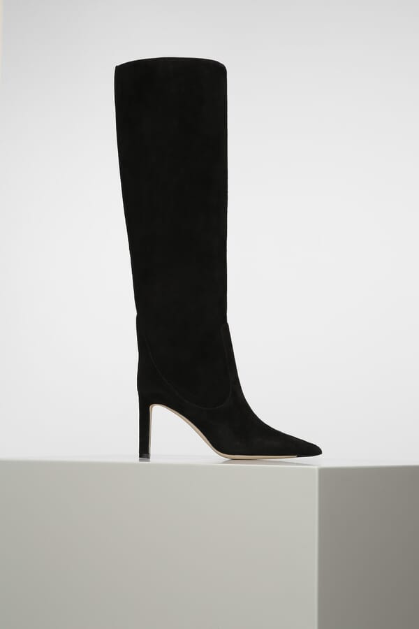 Jimmy Choo Замшеві чоботи MAVIS 85 SUE-Black-AW21-22 №1