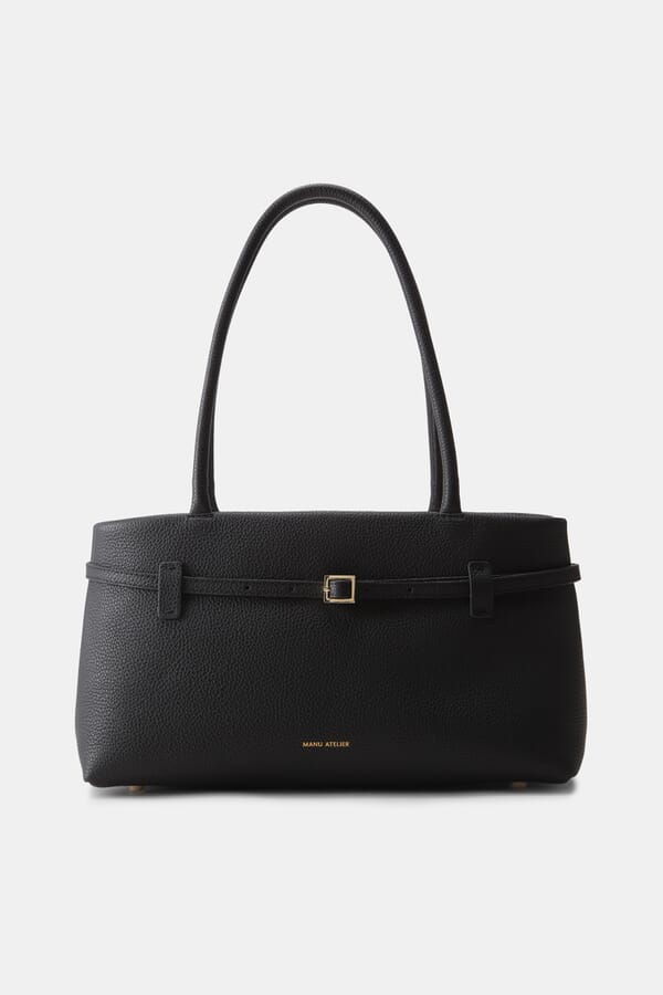 Manu Atelier Кожаная сумка Le Cambon East West bag 00603857_01 №1
