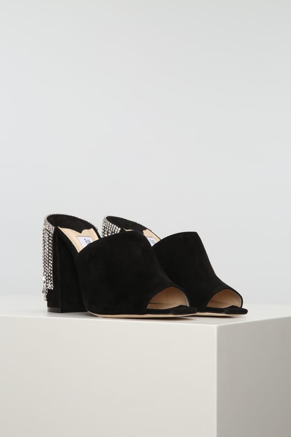 Jimmy Choo Замшеві мюлі 00305009_01  №3