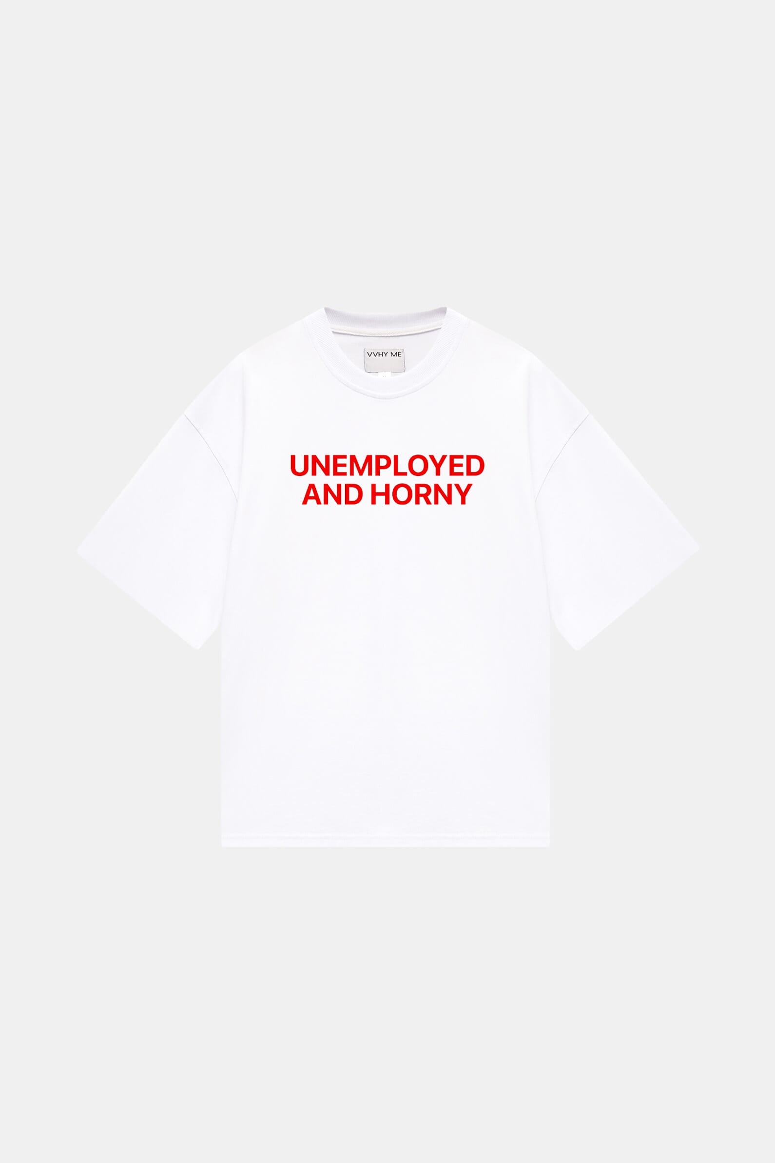 Футболка "Unemployed and horny"