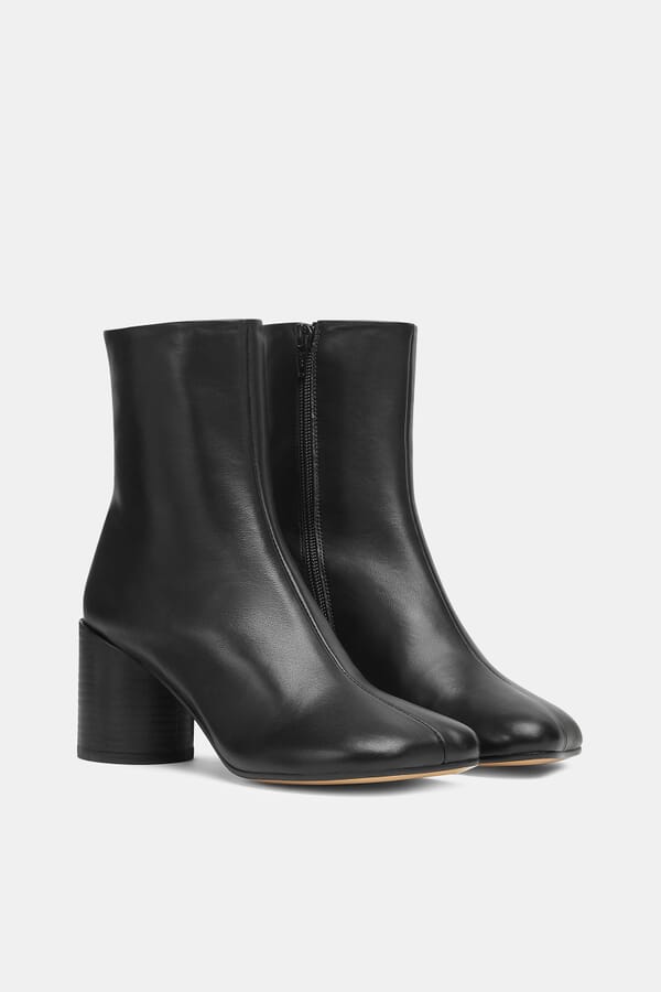 MM6 Maison Margiela Шкіряні ботильйони 00494734_01 №3