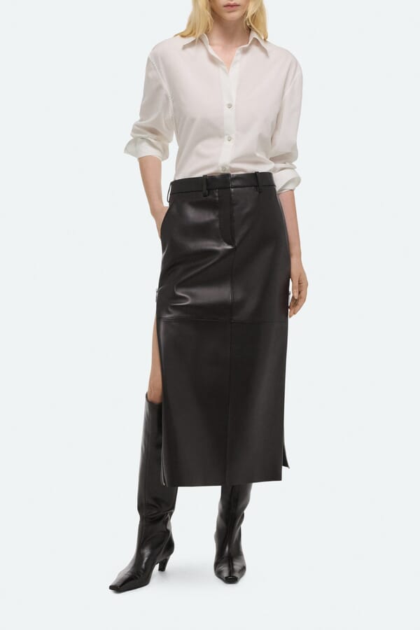 Шкіряна спідниця Helmut Lang 00640595_01 - Онлайн-магазин ЦУМ Київ