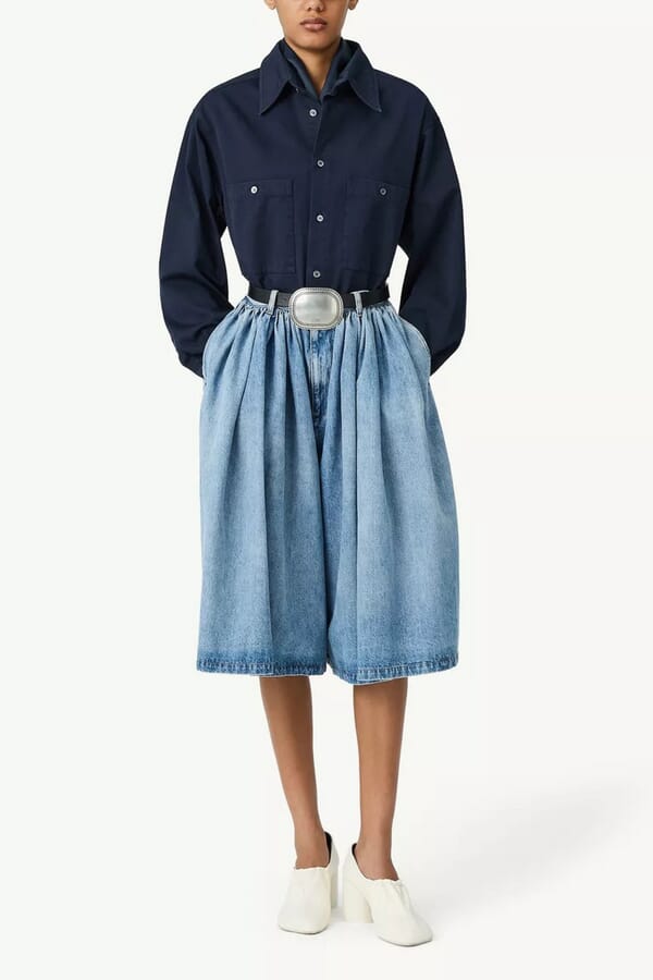 MM6 Maison Margiela Шорти з деніму 00684542_04 №4