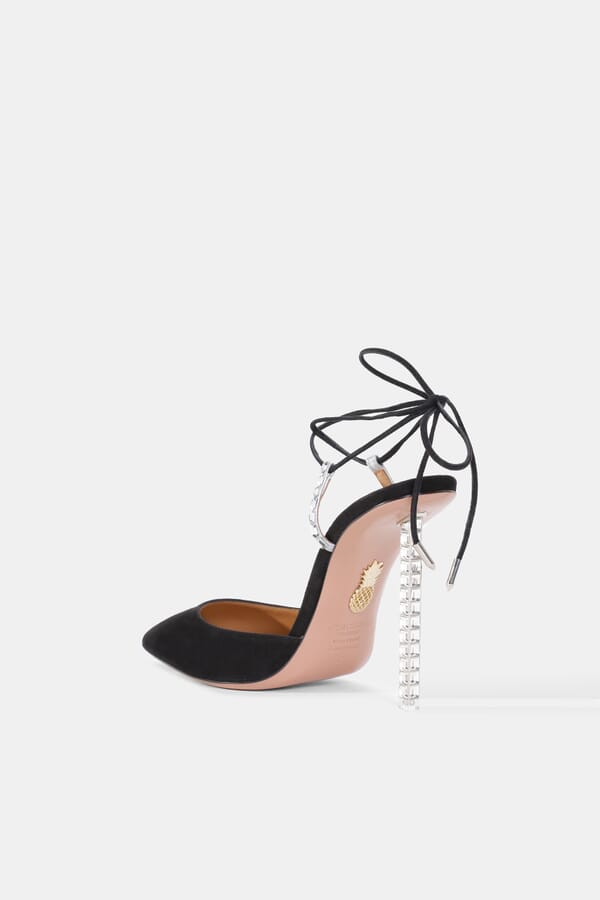 Aquazzura Замшеві босоніжки Rock Chic Pump 00454915_01 №2