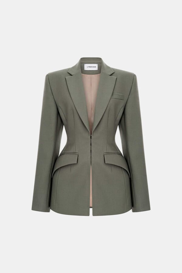L'eskizzo Жакет Remetea Khaki 00678697_07 №1