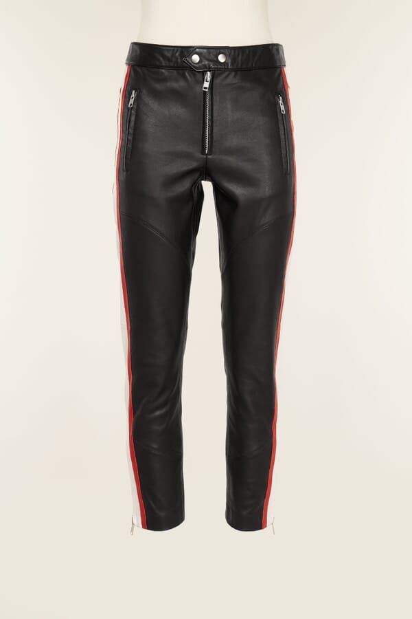Isabel Marant Étoile Кожаные брюки  00170269_01  №1