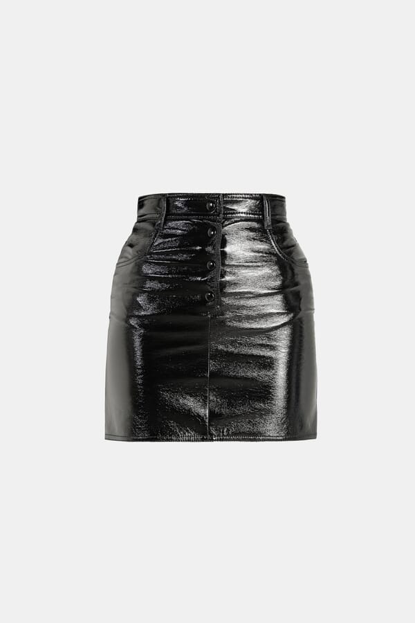 MSGM Спідниця зі штучної шкіри 00458199_01 №1