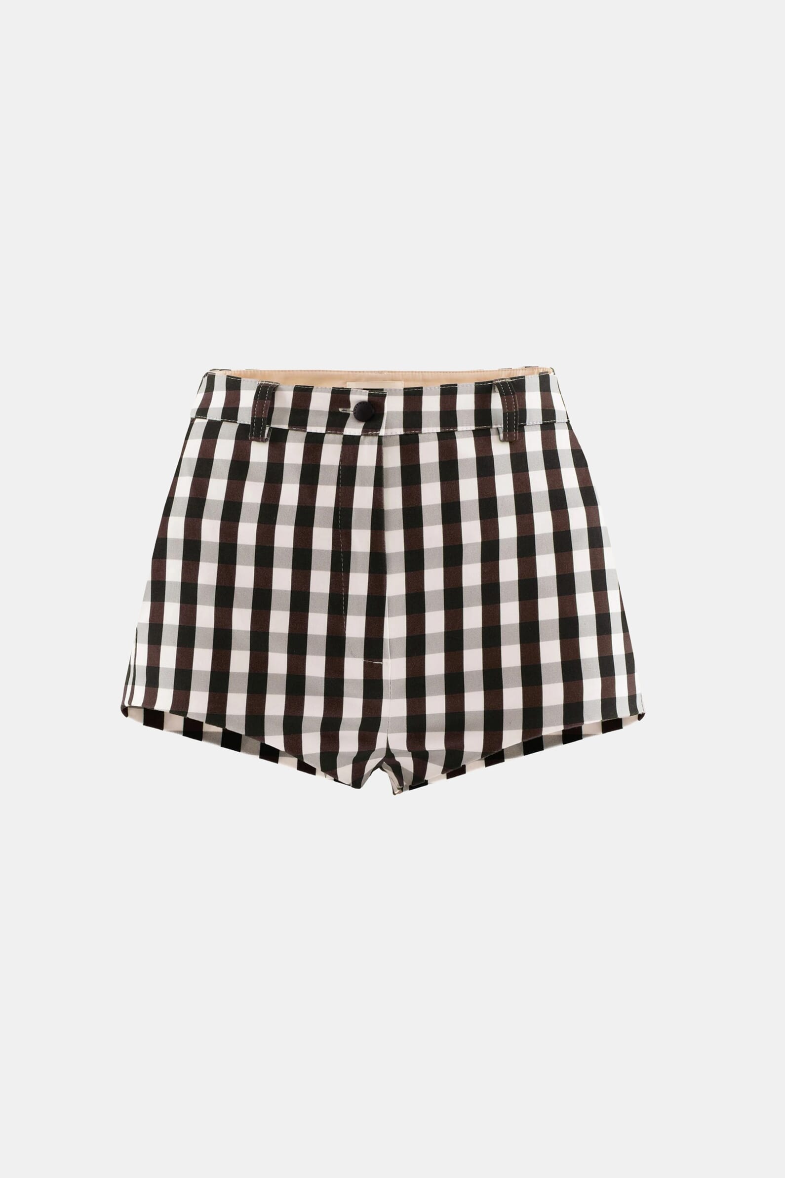 Шорты Vixen shorts in Gingham Brown
