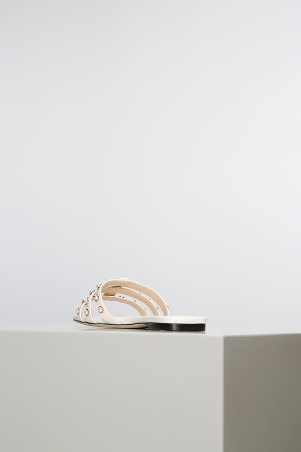 Jimmy Choo Шкіряні шльопанці 00427771_18 №4