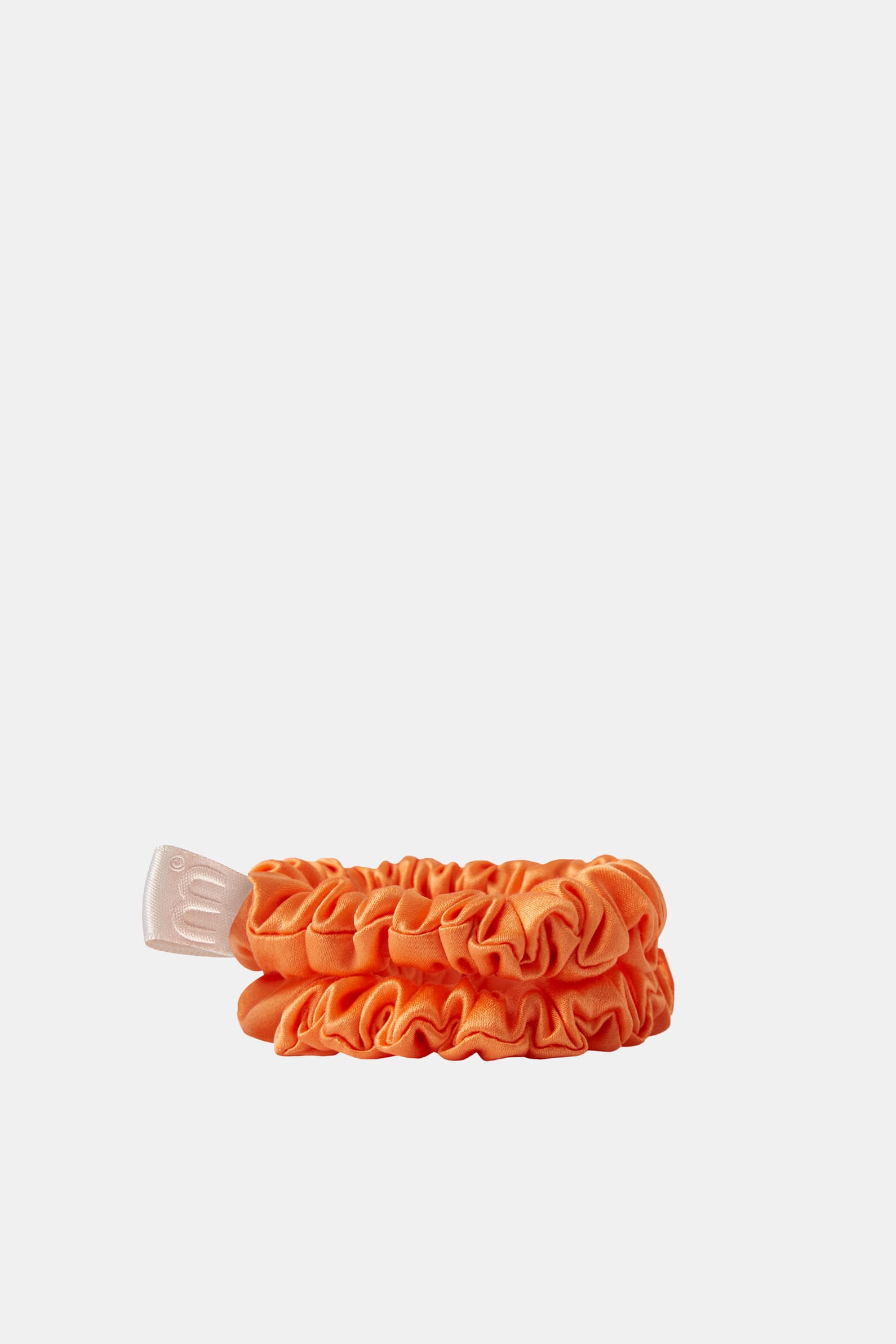 Набір із 2 міні-резинок для волосся SILK SLIM SCRUNCHIE