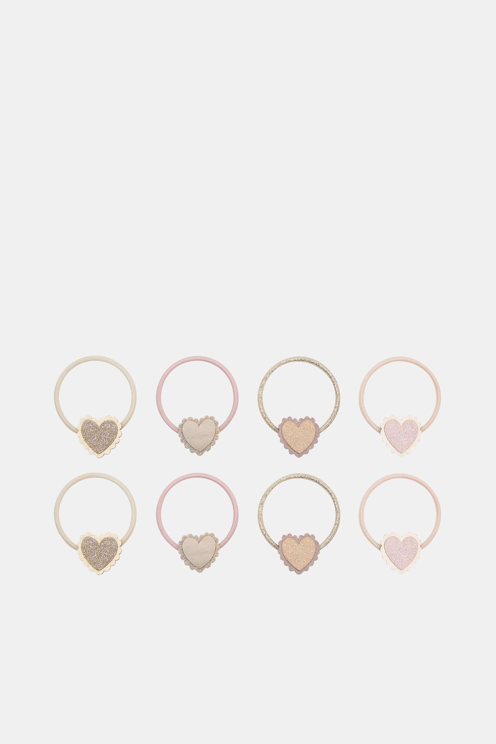 Набір резинок SCALLOPED HEART HAIR