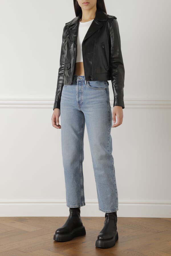 THE KOOPLES Кожаная куртка-косуха 00460489_01  №4
