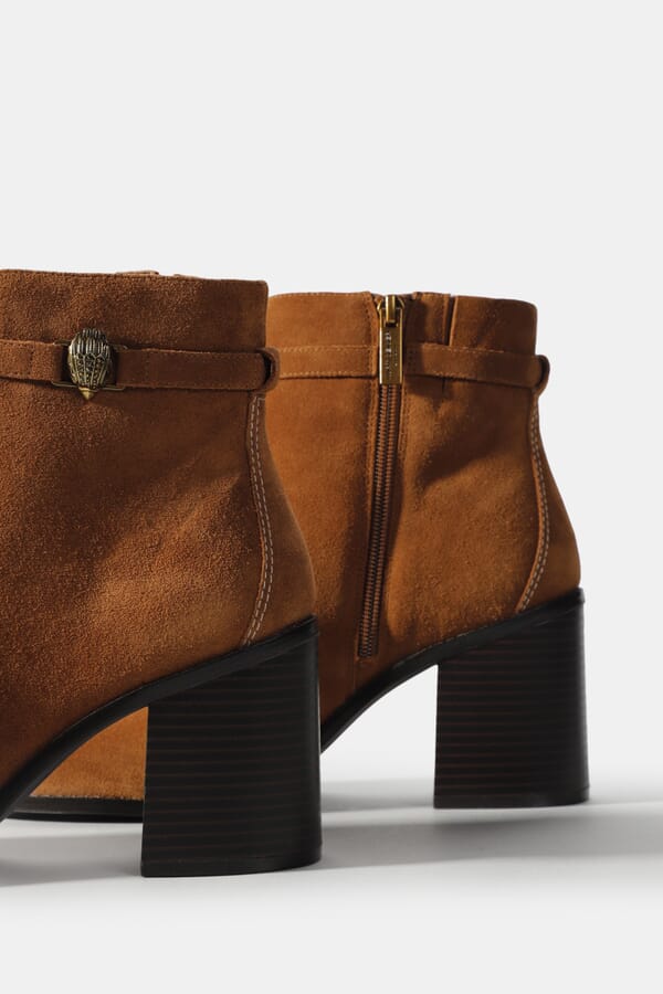 Kurt Geiger Замшеві ботильйони Shoreditch Block Ankle Boots 00507163_05  №4