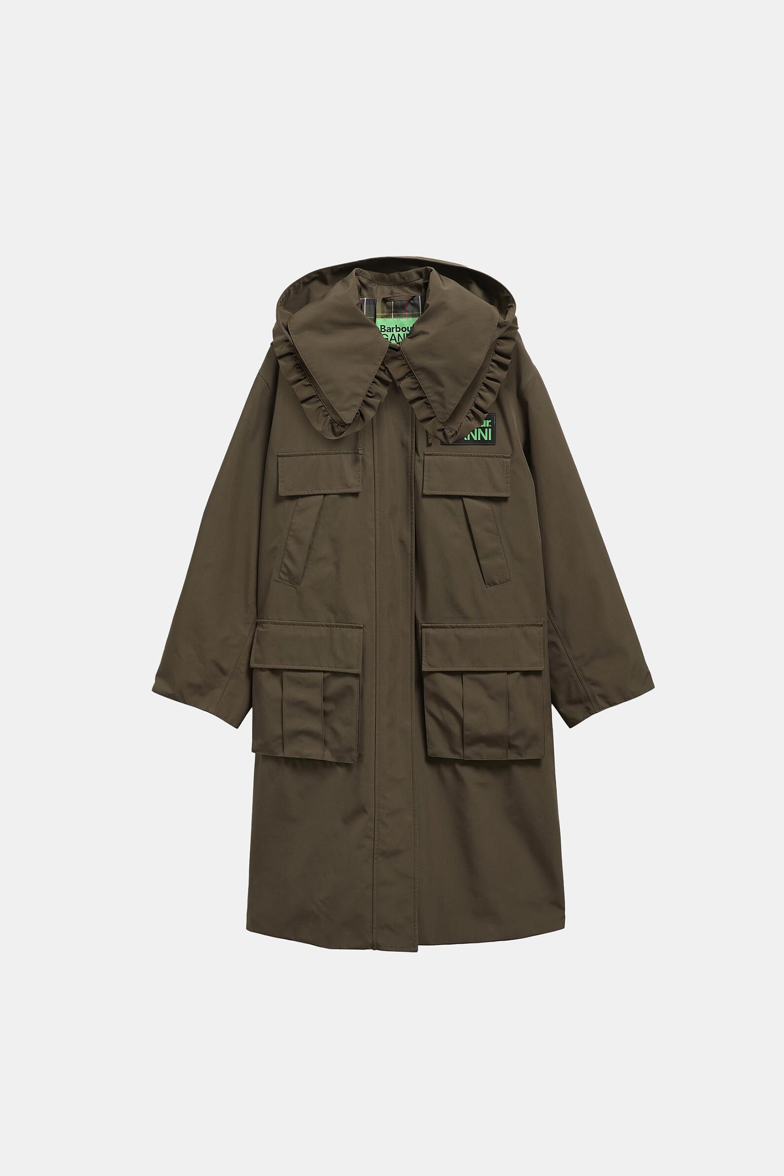 Пальто Barbour x GANNI