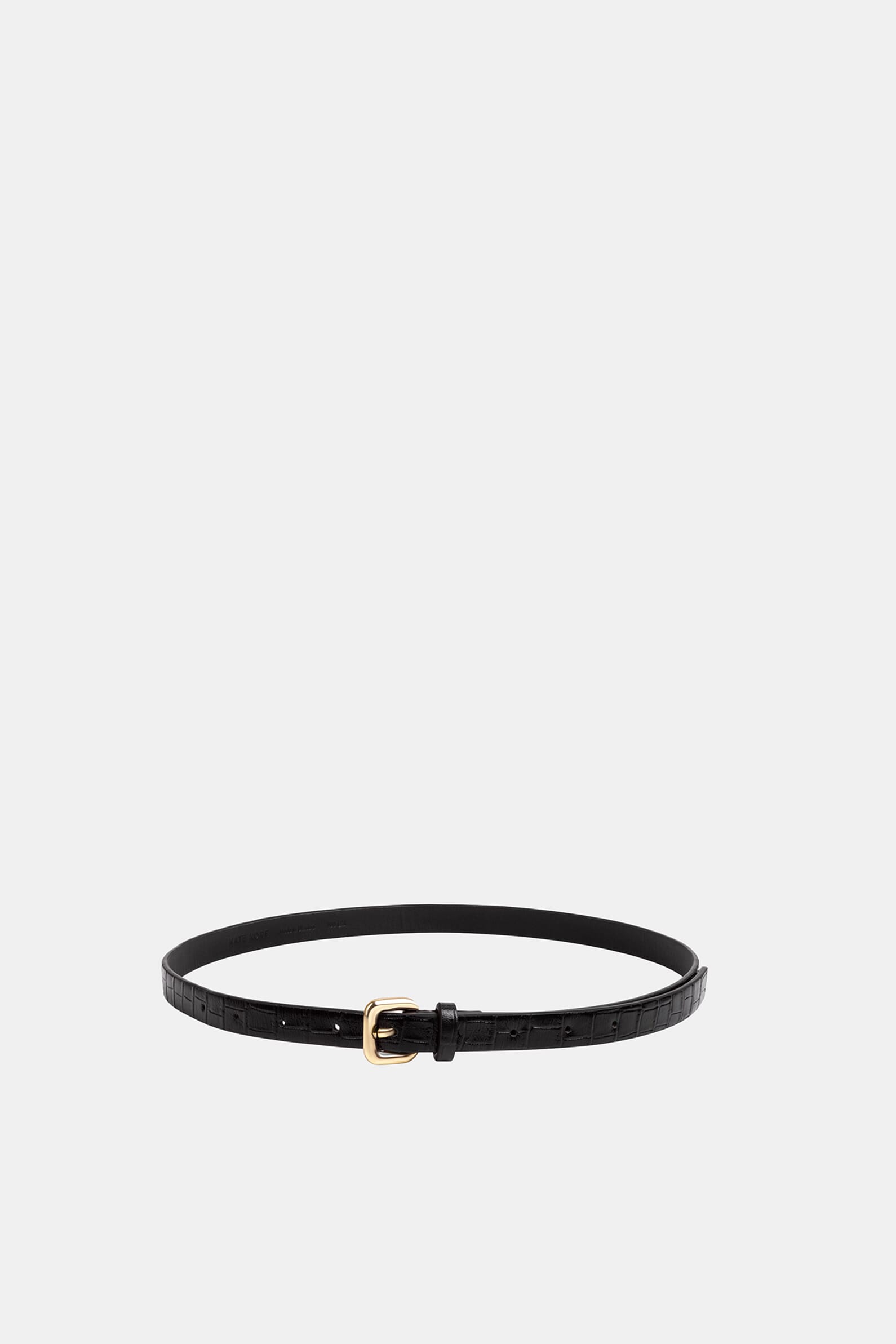 Ремінь Nobel Thin Belt Croco