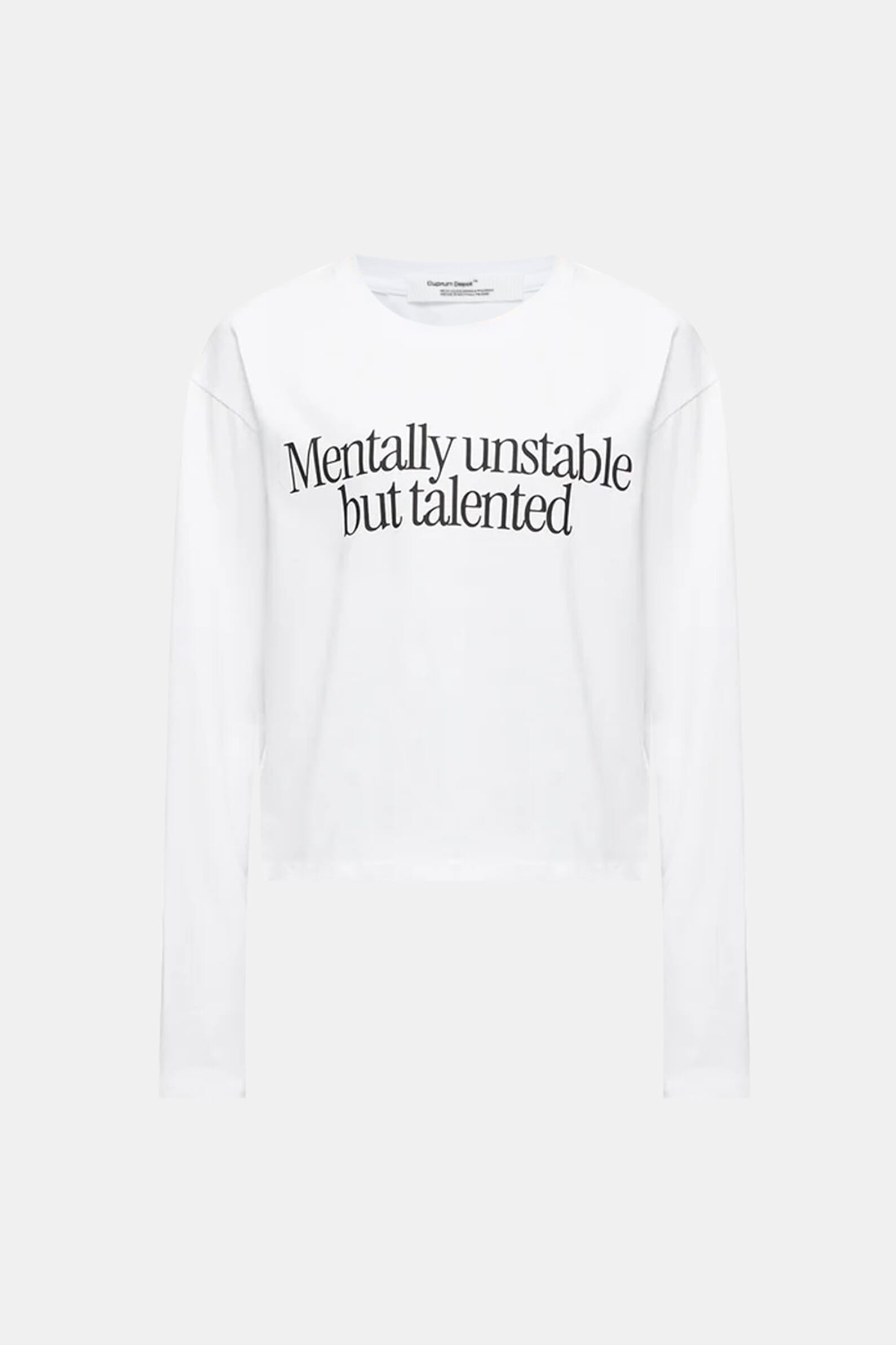 Лонгслив Mentally unstable but talented