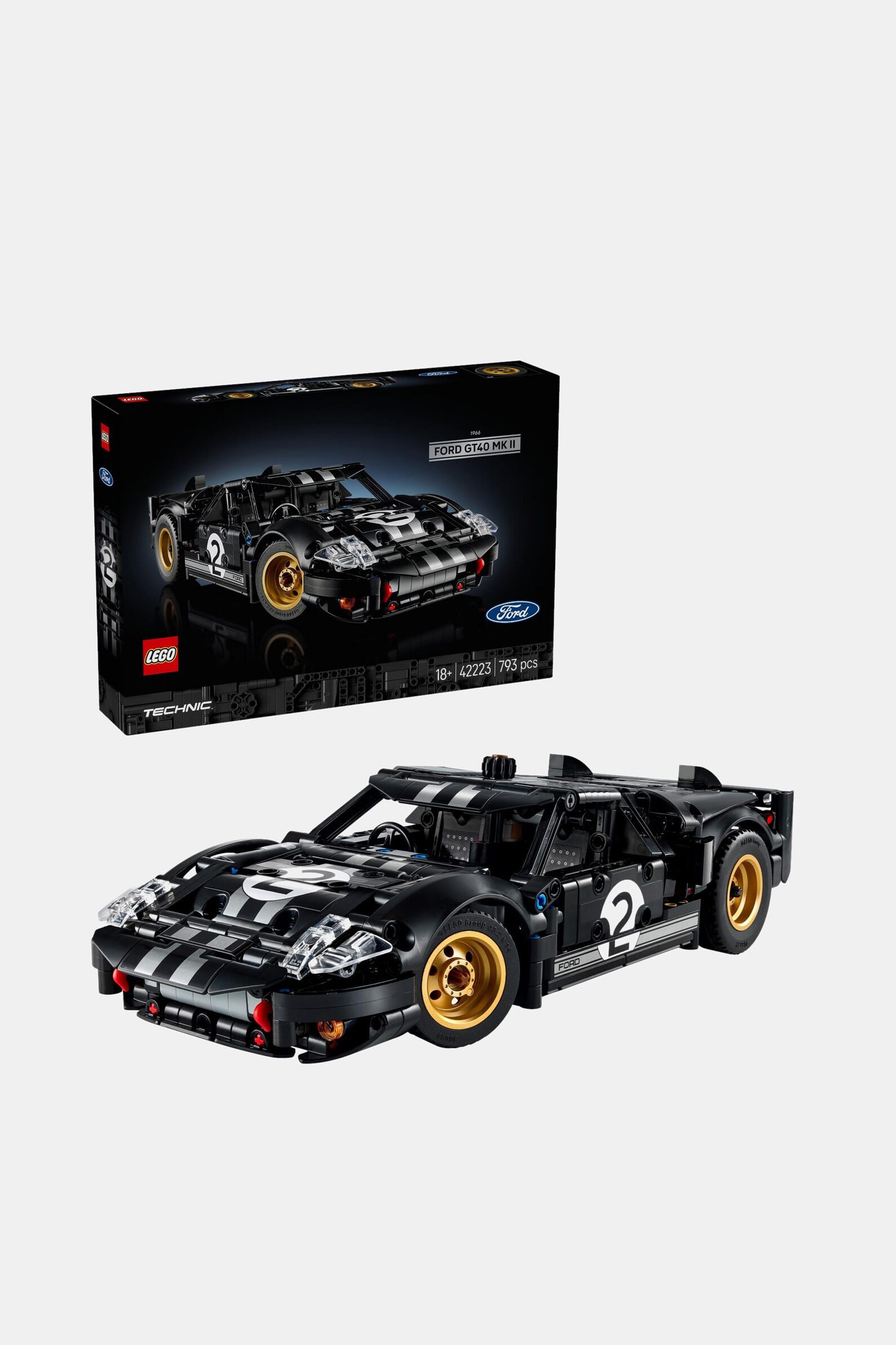 Конструктор "Автомобіль для перегонів Ford GT40 MKII 1966 року"