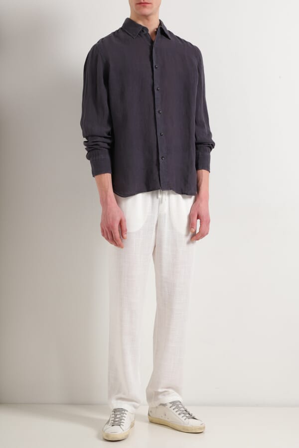 Rag & Bone Сорочка з льону 00641563_08  №4